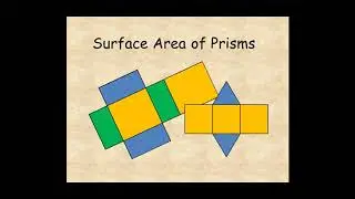 Grade 7 Surface Area of Prisms