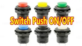 Tombol Self Lock Switch 12mm Plastik DS 428 Saklar Tekan On Off AC DC l Switch Push ON OFF