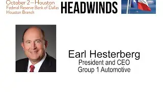 Earl Hesterberg, Pres. & CEO, Group 1 Automotive - McCombs 2016 Economic Forecast Houston