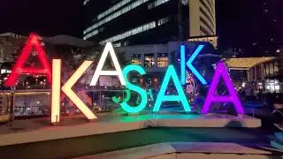 Such a Wonderful Night｜Relaxing Walk Through Akasaka in Minato City, Tokyo, Japan🚶🇯🇵