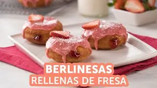 Berlinesas Rellenas de Fresa | Kiwilim&oacute;n