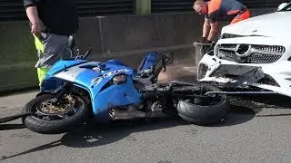 Osnabr&uuml;ck: Motorradfahrer bei Unfall auf der A1 verletzt