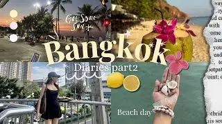 Bangkok Diaries Pt. 2 🌴 Shopping, Beach Day & Pattaya Trip 🥥🌻