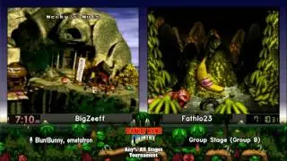Fathlo23 vs BigZeeff.  Donkey Kong Country Tournament 2017