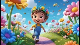 Benny Bee Finds a Flower | Sweet Bee Song for Kids | Garden Adventure Rhyme for Toddlers