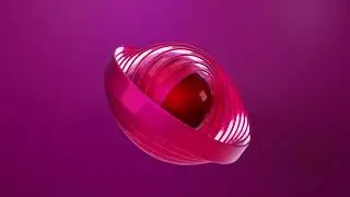 Sphere abstract shape rotating loop free to use