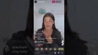 CHARLI D'Amelio CRYING ON INSTAGRAMLIVE AND APOLOGIZES FOR THE DRAMA / SAYS SORRY TO NESSA AND CHASE