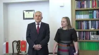 Prof. dr Drago Radulovic - Podpisanie porozumienia WPiA UW, Uniwersytet w Montenegro