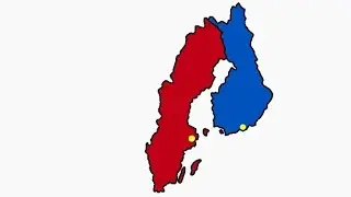 Sweden-Finland War Simulation #sweden #finland #map #mapping #geography #geo #war