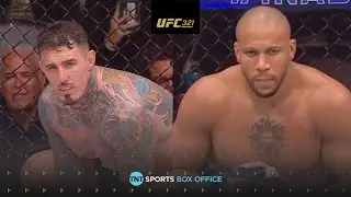 GOOSEBUMPS! Tom Aspinall & Ciryl Gane staredown across the Octagon at #UFC321 🥶👀