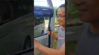 replacing window moulding. Toyota Hiace Grandia