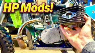 Мотоцикл Razor с двухтактным двигателем | Доработка и другие улучшения!