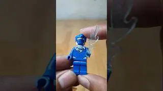 Unboxing Electric Blue Superman Rare LEGO Minifigure Reveal #lego #spiderman #shorts