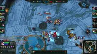 Insane Fiora triple kill - 9 HP!!