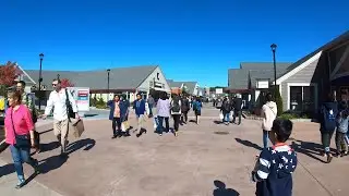 ⁴ᴷ⁶⁰ Walking Woodbury Common Premium Outlets, NY (Narrated) - October 14, 2019