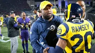 Jalen Ramsey and Marcus Peters get into it after the Game!!!