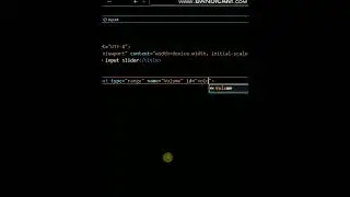 range input in html form element
