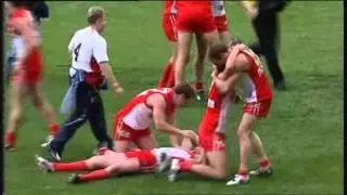 Leo Barry mark 2005 AFL Grand Final Sydney Swans MCG