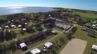 Luftfotografering fra Farsø Fjordcamping