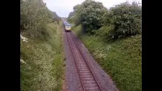 ICR 29000 DMU flies under the kish bridge
