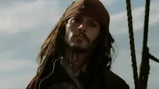 Captain Jack Sparrow first entrance scene