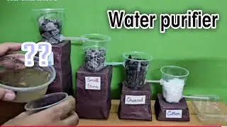 Water Purification Working Model | Simple Electric Circuit working project | घर पर बनाया जुगाड