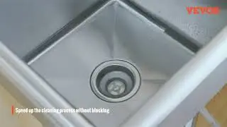 VEVOR Stainless Steel Utility Sink: Heavy Duty, Leak-Proof & Perfect for Any Space!