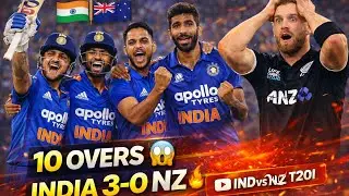 India WIN in 10 Overs! 😱 Abhishek–Ishan–SKY Carnage | IND vs NZ T20I 3-0 
