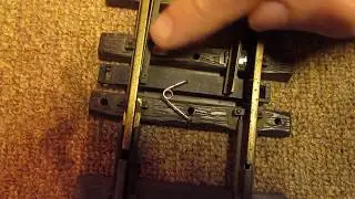 Building a G-scale spring switch.
