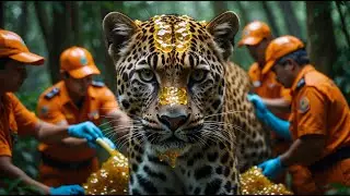 Rescue Story: Team TM Saves a Leopard from Honeycomb Wax Covering Its Face