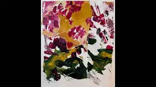 Susan's Studio Chronicles #2 Abstracting Garden #watercolorpainting #tutorial #watercolortechniques