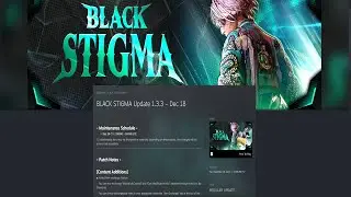 Season 1 Ending Soon &ndash; Black Stigma Update 1.3.3