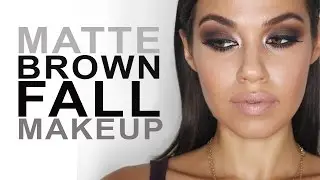 Matte Brown Fall Makeup | Eman