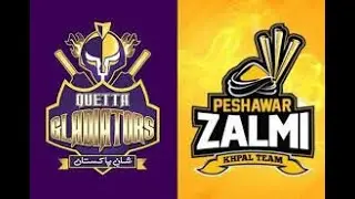 HBL PSL - PESHAWAR ZALMI VS QUETTA GLADIATORS LIVE MATCH - LIVE SCOREBOARD