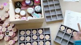 Diamond Painting 💎 Bienchenwachs 🐝 in meine Aufbewahungstasche 👜 sortieren
