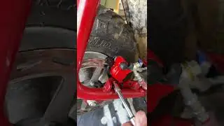 Cc100x mini bike hydraulic brake install #minibike