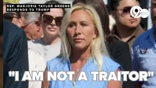 Rep. Marjorie Taylor Greene talks about Trump calling her a 'traitor'