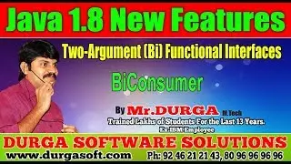 Java 8 New Features ||   BiConsumer || by Durga sir