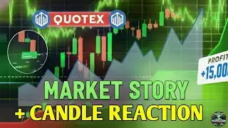 Back to Back Candle Trading by Candle Reaction | Live Story Reading Trade in Quotex Binary