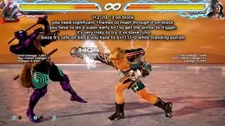 Black Book Series - Yoshimitsu vs Steve Fox Power crush and Rage arts