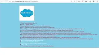 CLOUDSOFTWARE.CA MARKETING PITCH