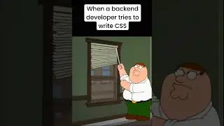 When backend developer tries to write CSS😂#memesdaily #backend #frontenddevelopment #trendingvideo