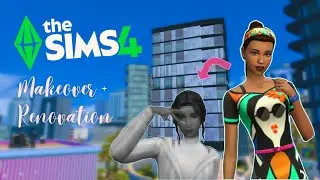 Renovating Penny Pizzazz's Apartment & Giving Her A Makeover - The Sims 4