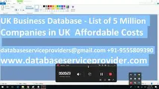 UK company database, UK Business Database, UK B2B Data , London database providers
