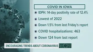 State reports drop in COVID positivity rate, hospitalizations
