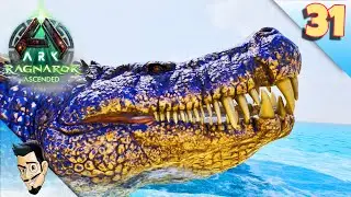 TUSOTEUTHIS ALPHA vs MES DEINOSUCHUS !! RAGNAROK EP31  ARK SURVIVAL ASCENDED FR