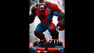 Spider-Man Vs King Kong | Epic Hybrid Monster Showdown #foryou #viral #viralvideo #trending #fyp