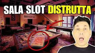 ABBIAMO TROVATO UNA SALA SLOT COMPLETAMENTE DISTRUTTA