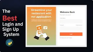 Лучшая система аутентификации | Безопасный вход и регистрация, созданная с помощью Python Tkinter