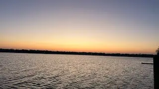 Sunrise view from White Rock Lake | Dallas | morning peaceful Nature sounds 